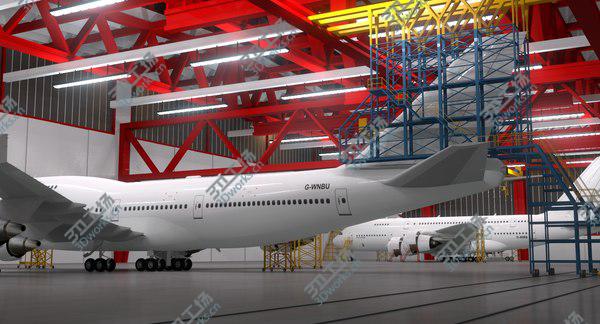 images/goods_img/20210312/Aircraft Maintenance Hangar Scene/2.jpg